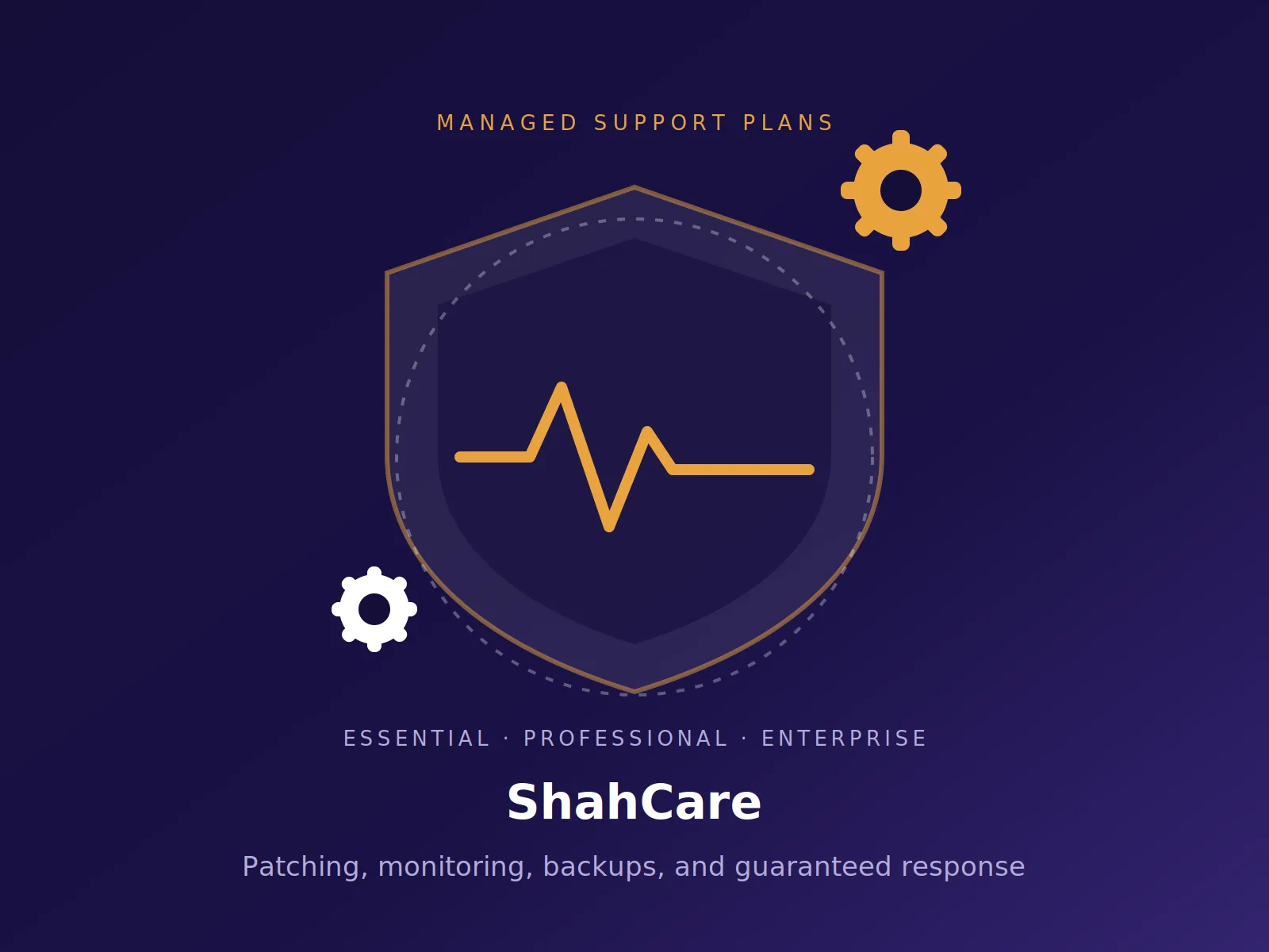 ShahCare — Managed Support & Maintenance Plans