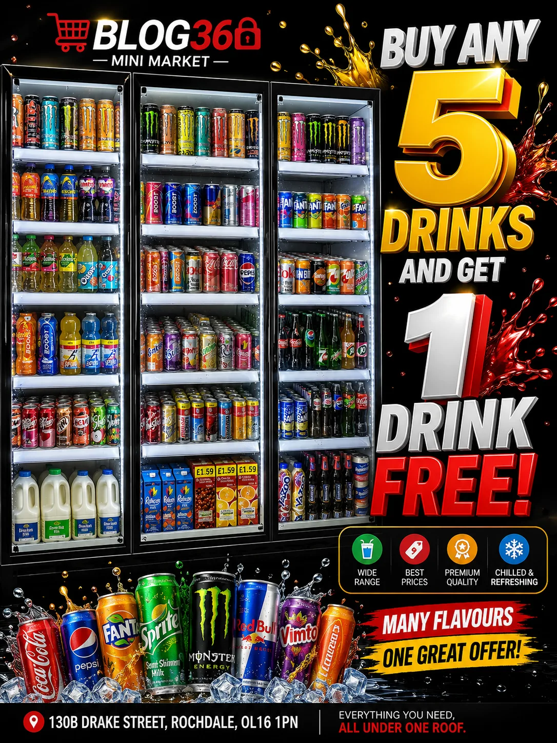 🥤🎉 DRINKS SPECIAL OFFER! 🎉🥤