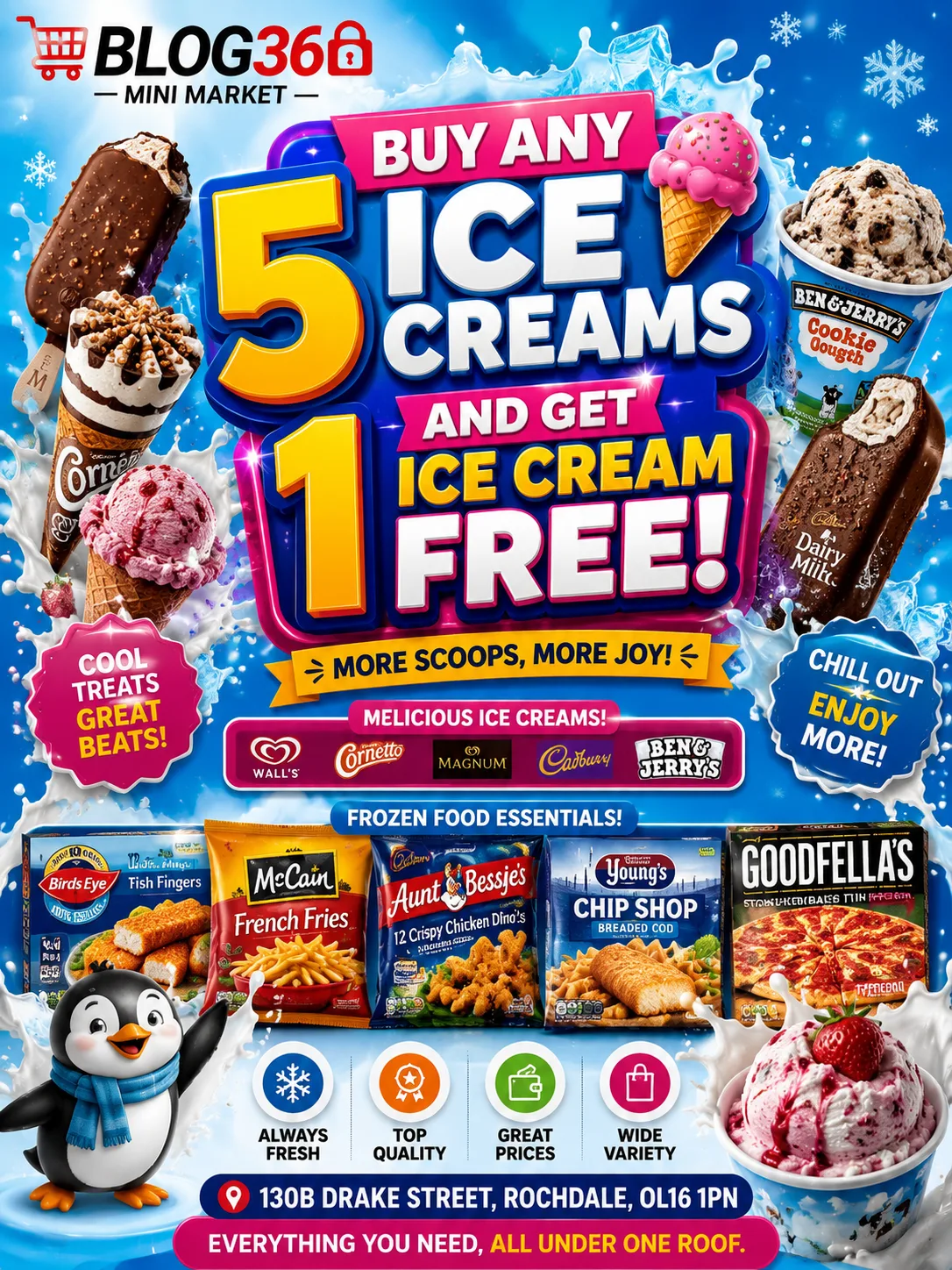 🍦 ICE CREAM & FROZEN FOOD SPECIAL OFFER! 