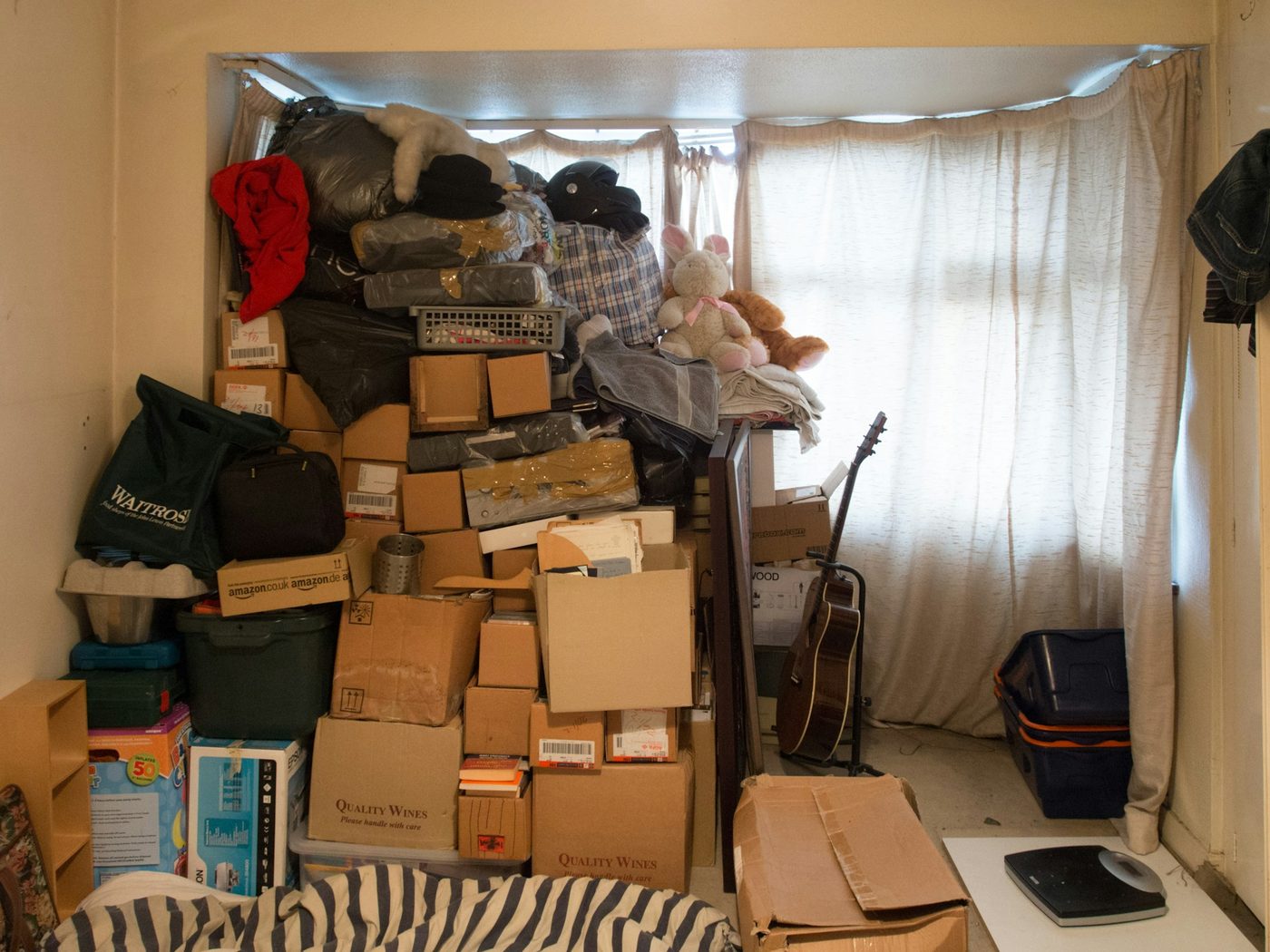 Garage clearance — before and after