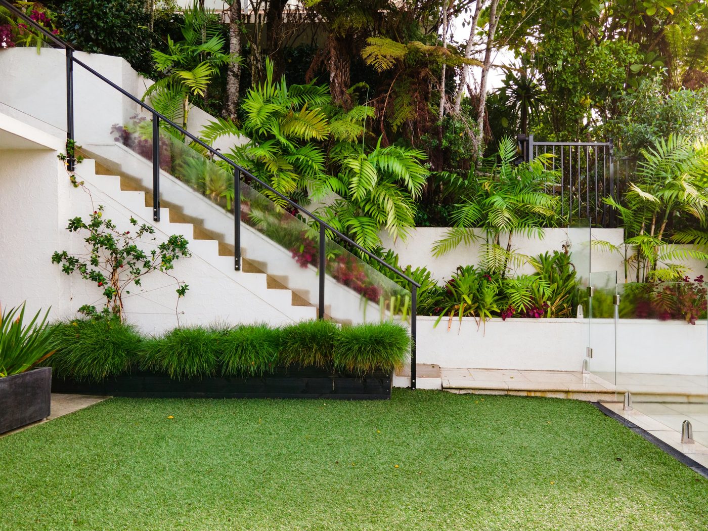 Overgrown to finished — the Kelsall job — after