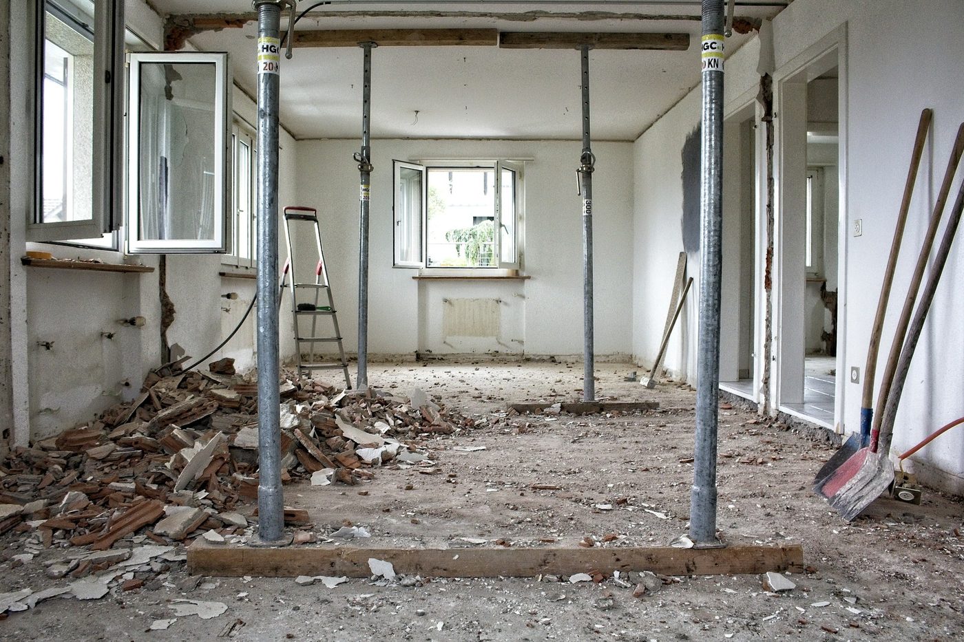 Rear extension — before and after